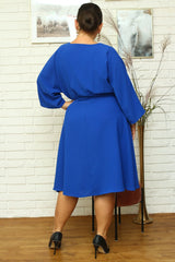 Vestido talla grande modelo 169251 Karko