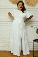 Falda talla grande modelo 169275 Karko