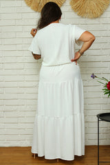 Falda talla grande modelo 169275 Karko