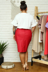 Falda talla grande modelo 169278 Karko