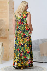 Vestido talla grande modelo 169393 Karko