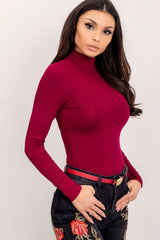 Jersey de cuello alto modelo 169852 Rue Paris