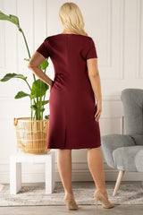 Vestido talla grande modelo 175230 Karko