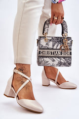 Salón tacón bloque modelo 176236 Step in style