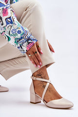 Salón tacón bloque modelo 176236 Step in style