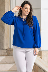 Blusa talla grande modelo 176579 Karko