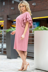 Vestido talla grande modelo 178521 Karko