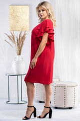 Vestido talla grande modelo 178524 Karko