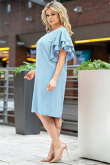 Vestido talla grande modelo 180443 Karko