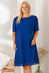 Vestido talla grande modelo 180450 Karko