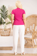 Blusa talla grande modelo 182192 Karko