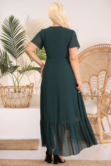 Vestido talla grande modelo 183280 Karko