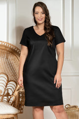 Vestido talla grande modelo 183312 Karko