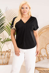 Blusa talla grande modelo 183320 Karko