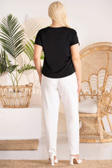 Blusa talla grande modelo 183320 Karko