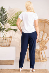 Blusa talla grande modelo 183322 Karko