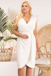 Vestido talla grande modelo 183395 Karko