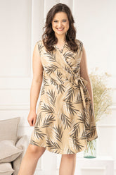 Vestido talla grande modelo 183398 Karko