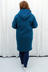 Abrigo talla grande modelo 184905 Karko