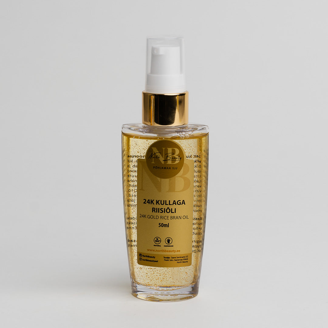 Aceite de Arroz con Oro de 24K, 50 ml - ZYOUNAT Boutique