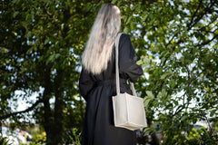 Bolso de hombro Folk 1 - Gris Claro - ZYOUNAT Boutique