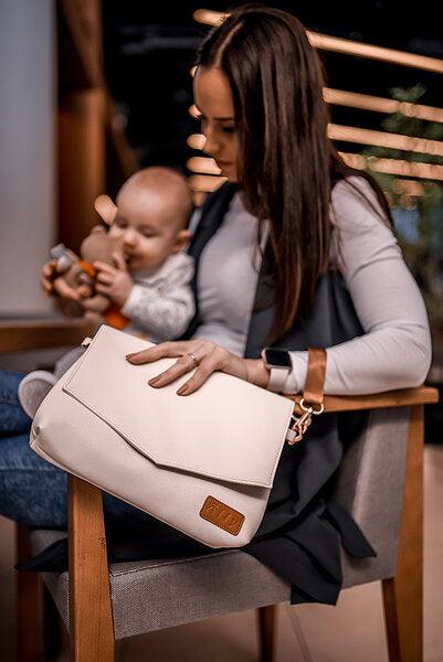 Bolso de accesorios para bebé – Cappuccino - ZYOUNAT Boutique