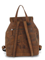 Mochila de Cuero NK 1910 - Marrón - ZYOUNAT Boutique
