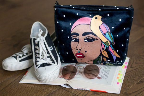 BOLSA DE MAQUILLAJE / NECESER SIUZANA - NEGRO - ZYOUNAT Boutique