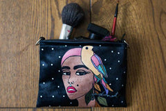 BOLSA DE MAQUILLAJE / NECESER SIUZANA - NEGRO - ZYOUNAT Boutique