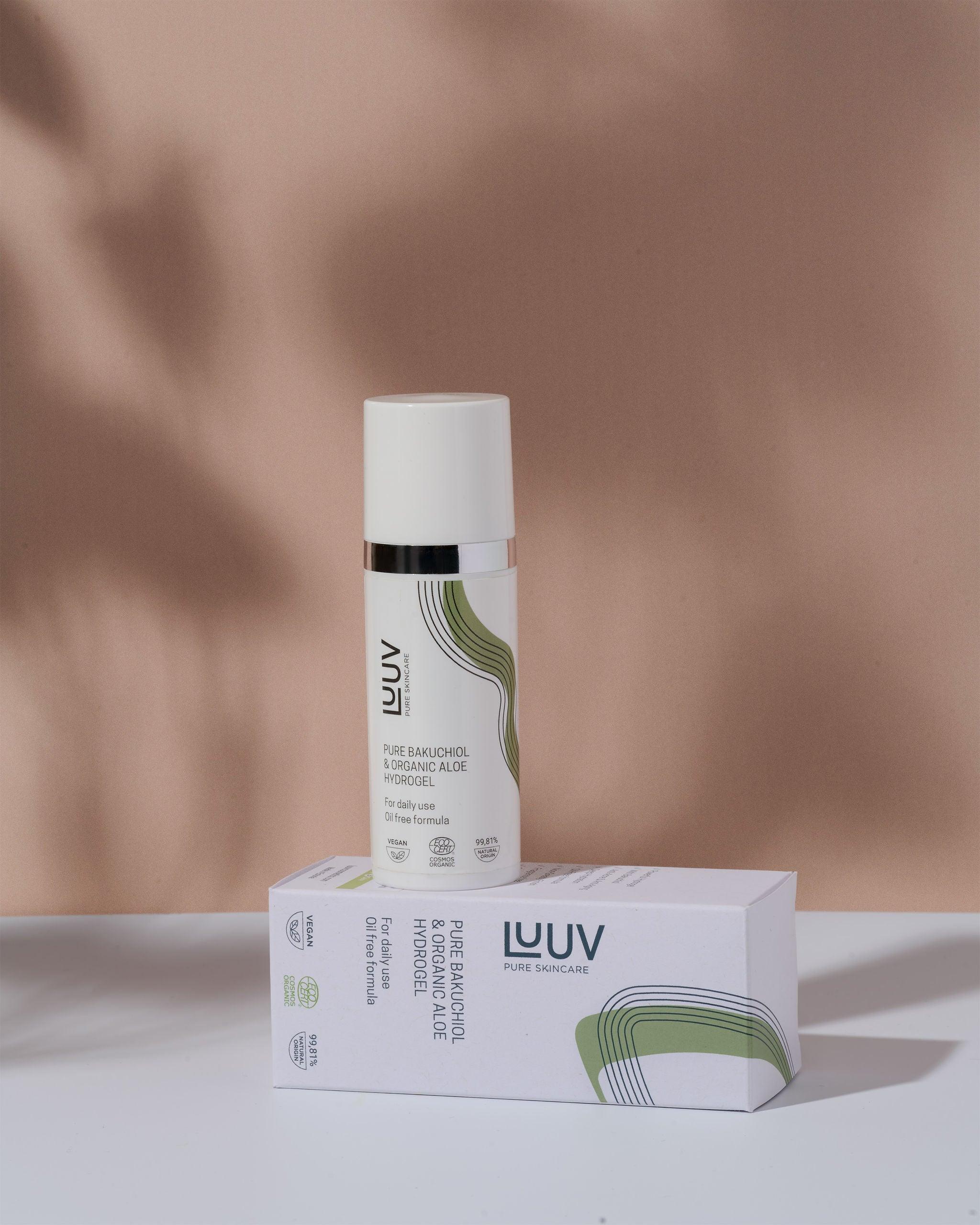 Bakuchiol Puro y Aloe Orgánico en Hidrogel COSMOS, 50 ml - ZYOUNAT Boutique