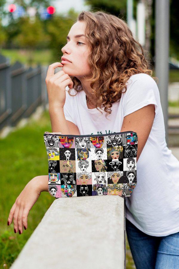 BOLSA DE MAQUILLAJE / NECESER MOSAICO COLORIDO - ZYOUNAT Boutique