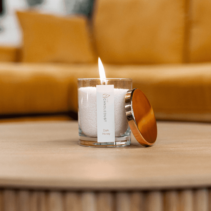 Vela en Polvo en Vidrio - Brisa 160g - ZYOUNAT Boutique