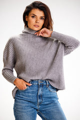 Jersey de cuello alto modelo 187122 awama