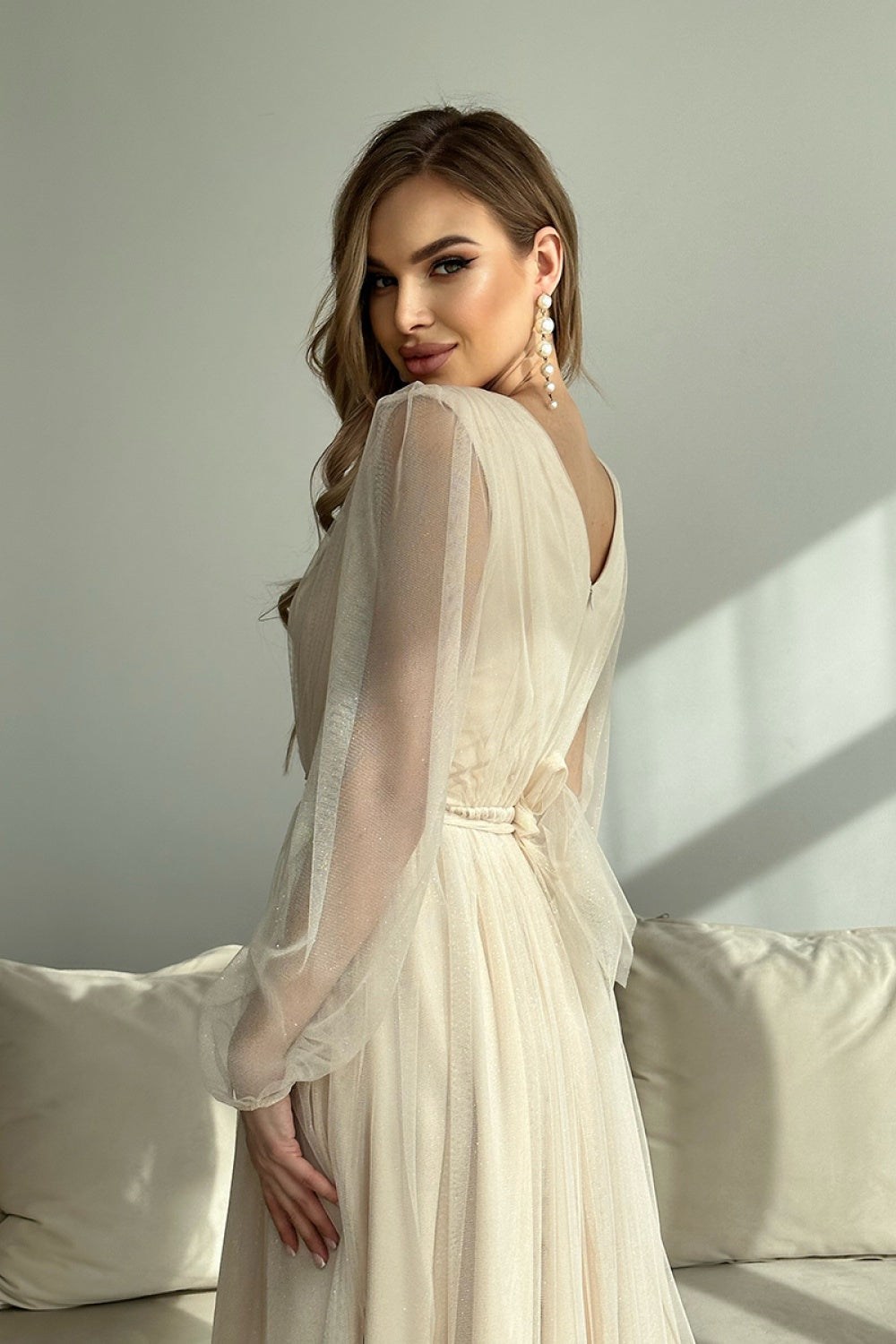 Vestido de noche modelo 188227 Bicotono