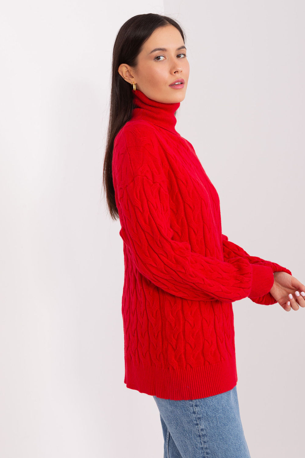 Jersey de cuello alto modelo 188303 AT