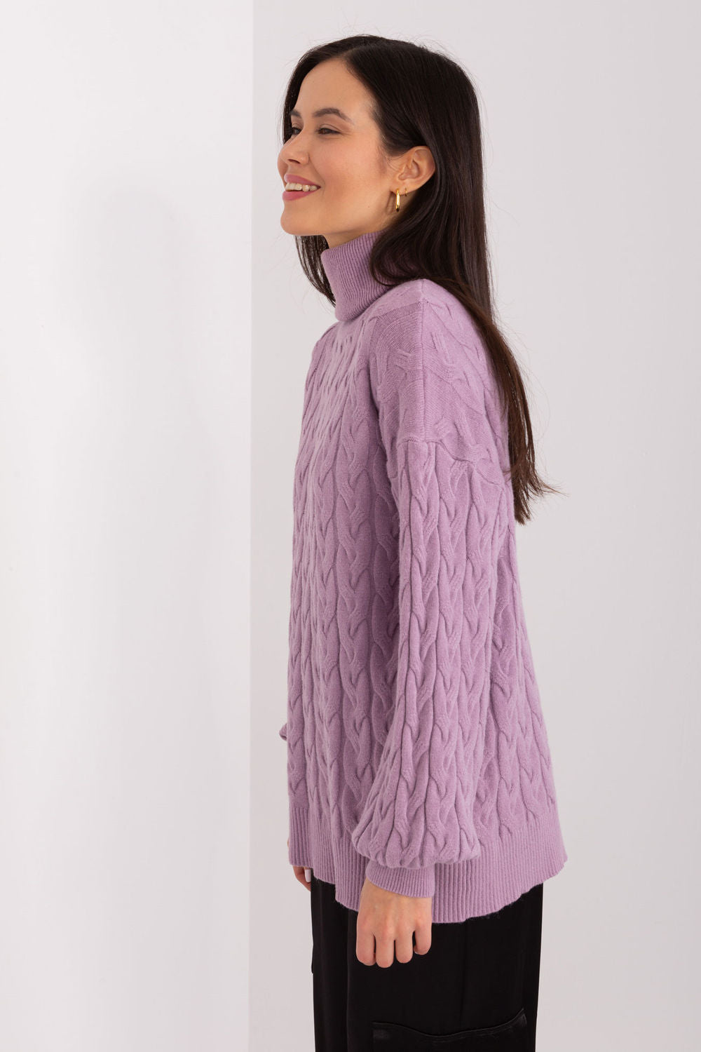 Jersey de cuello alto modelo 188305 AT
