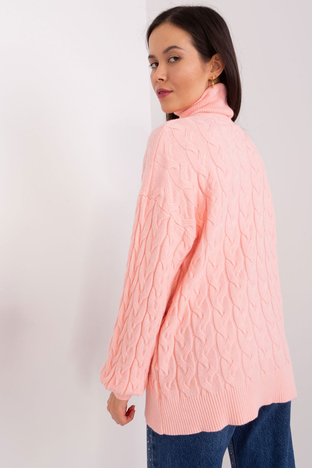 Jersey de cuello alto modelo 188306 AT