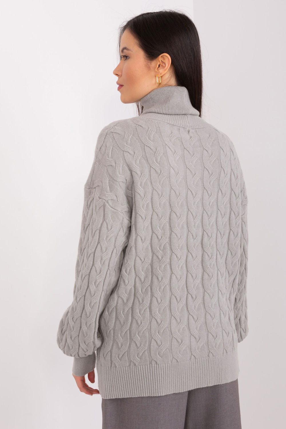 Jersey de cuello alto modelo 188307 AT