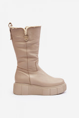 Botas de piel modelo 188530 Camina con estilo
