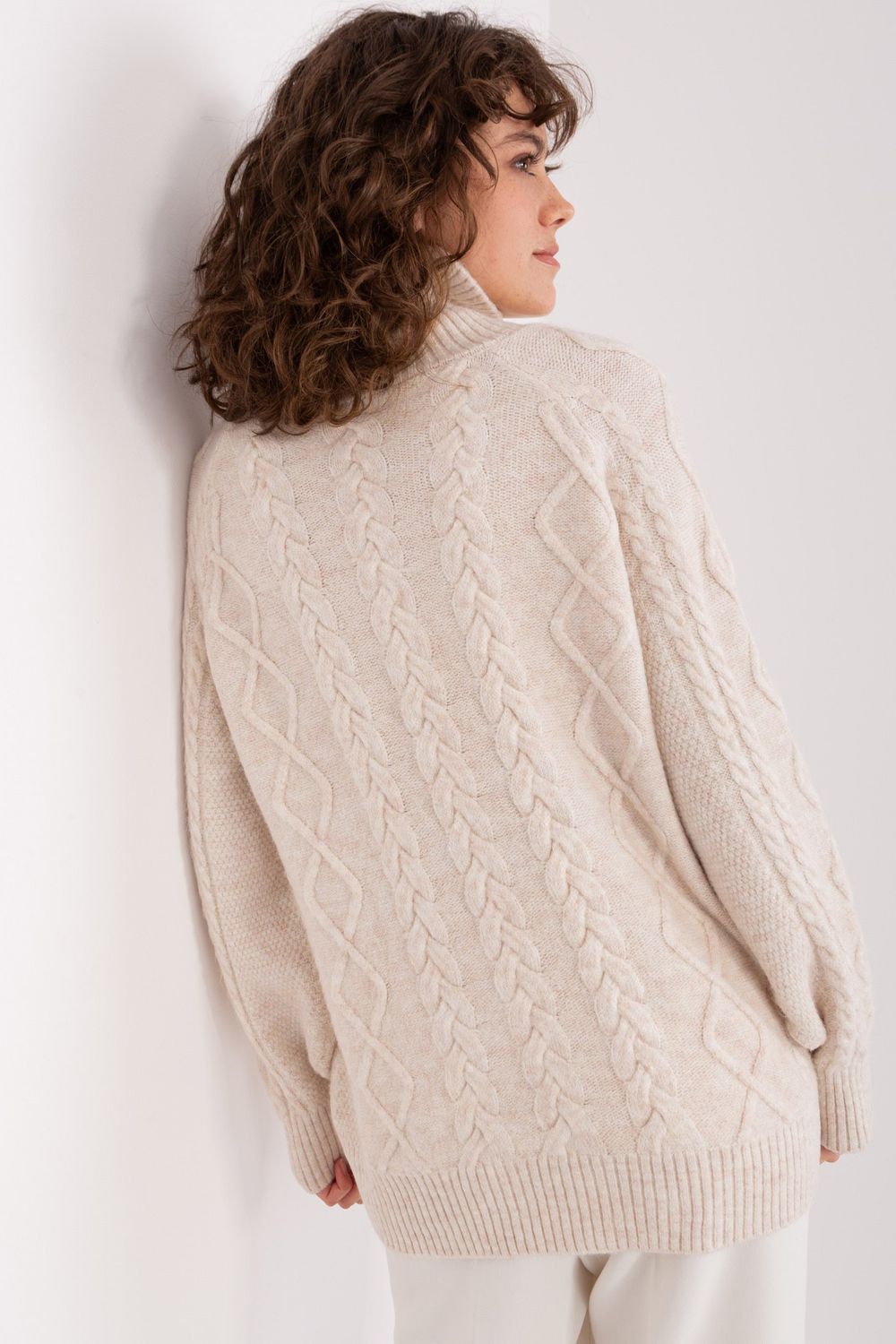 Jersey de cuello alto modelo 189227 AT