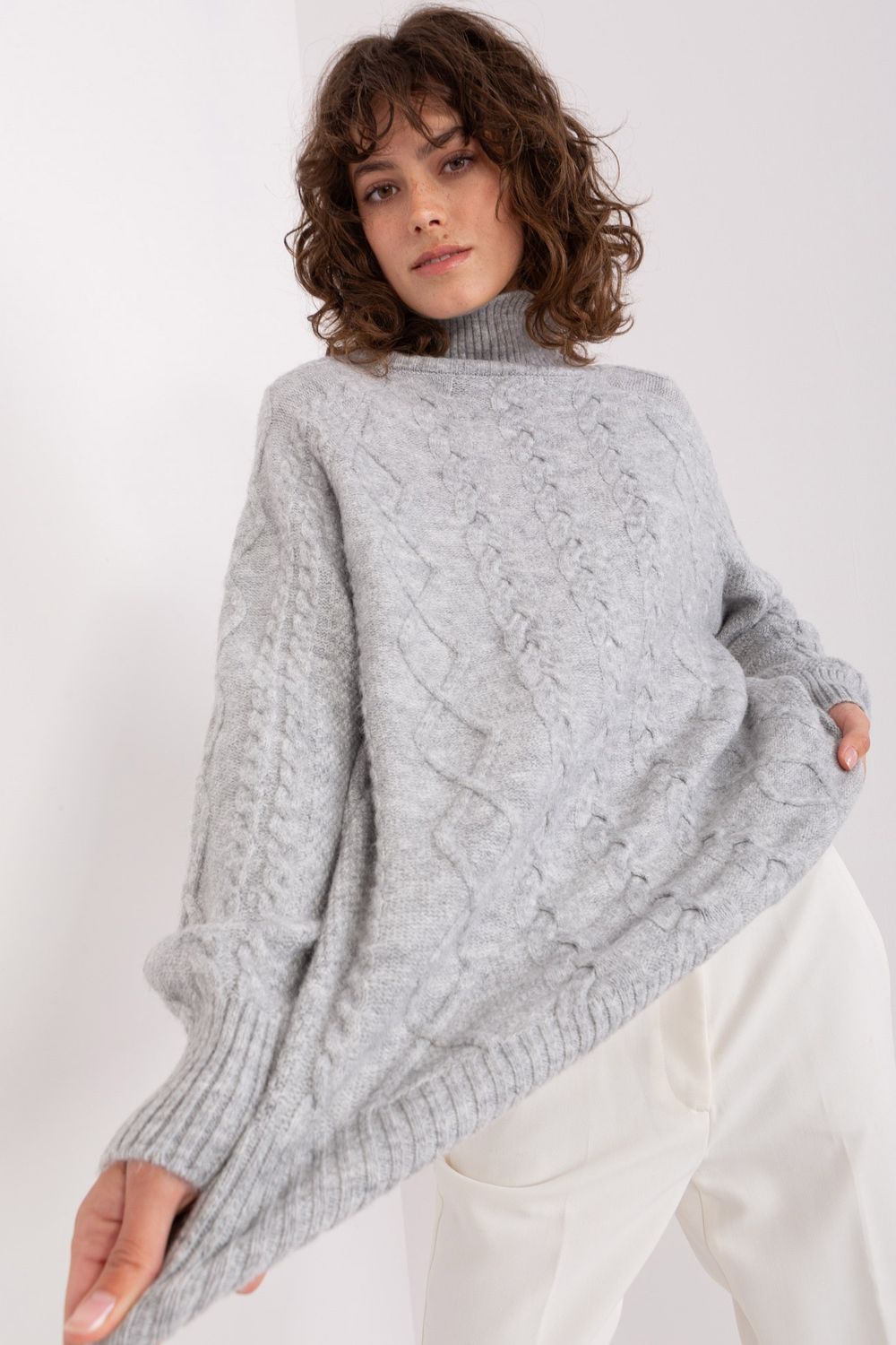 Jersey de cuello alto modelo 189229 AT