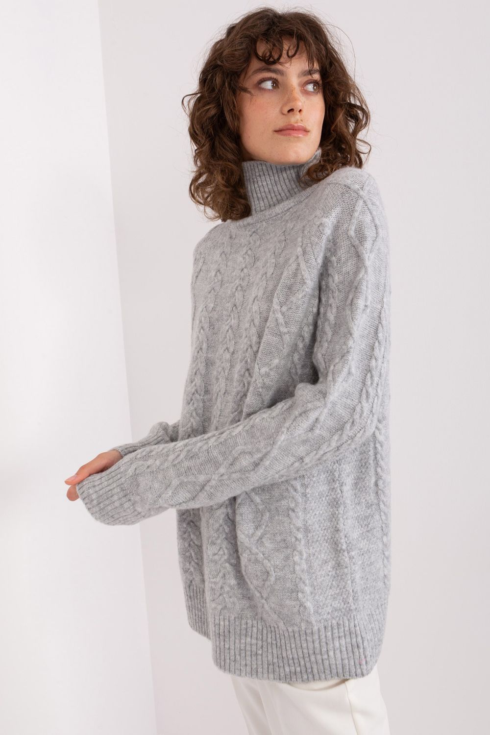 Jersey de cuello alto modelo 189229 AT