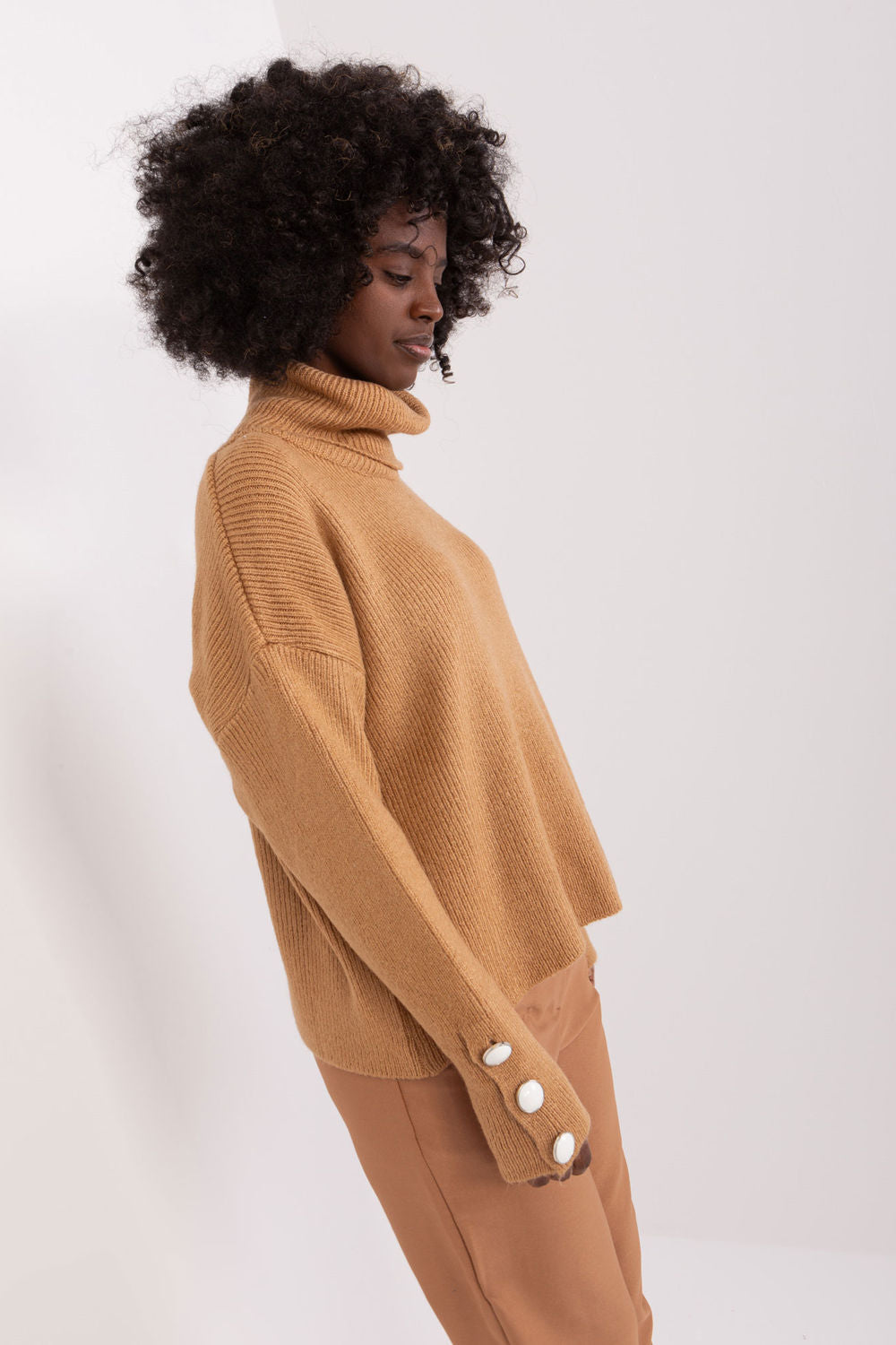 Jersey de cuello alto modelo 190748 Badu