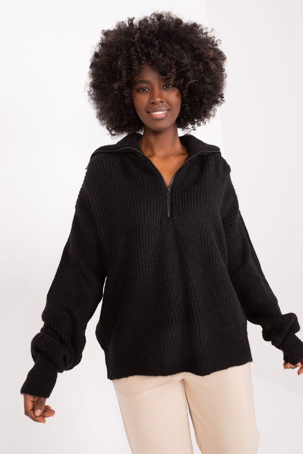 Jersey de cuello alto modelo 190752 Badu