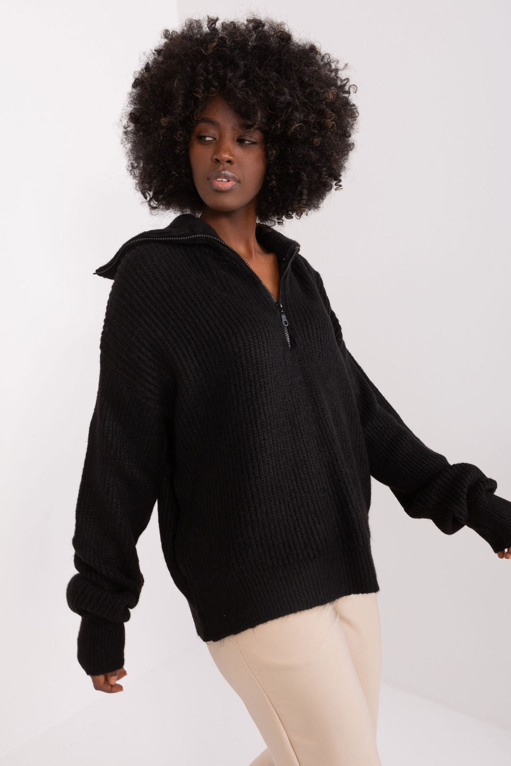 Jersey de cuello alto modelo 190752 Badu