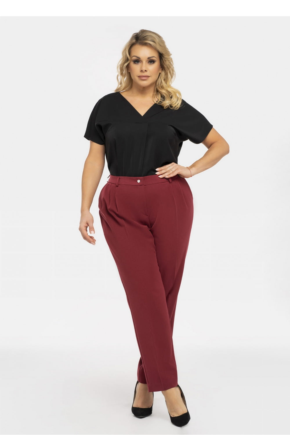 Pantalón talla grande modelo 190932 Karko