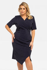 Vestido talla grande modelo 190938 Karko