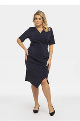 Vestido talla grande modelo 190938 Karko
