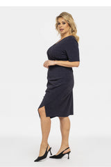 Vestido talla grande modelo 190938 Karko
