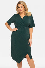 Vestido talla grande modelo 190939 Karko